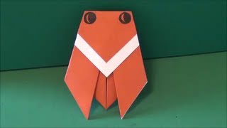 簡単「せみ」折り紙1Easy quotCicadaquot origami 1 [upl. by Tiphanie]