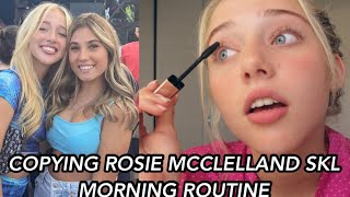 COPYING ROSIE MCCLELLANDS SCHOOL MORNING ROUTINE [upl. by Enaamuj]