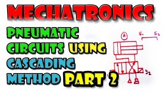 PART 2  Pneumatic Circuits Using Cascading Method  Mechatronics [upl. by Omixam]