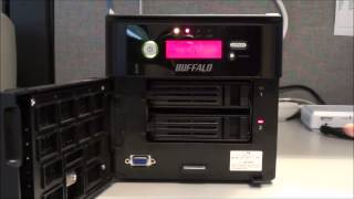 BUFFALO TeraStation  Hot Swap Hard Drive Replacement and RAID Array Rebuilding [upl. by Jasmine]