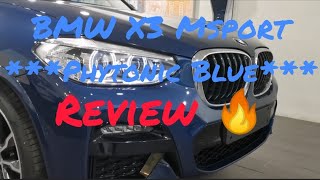 2021 BMW X3 Msport Phytonic Blue Review [upl. by Harlan]