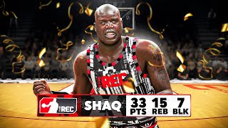 PRIME SHAQUILLE O’NEAL CENTER BUILD is UNGUARDABLE in NBA 2K24 [upl. by Izak]