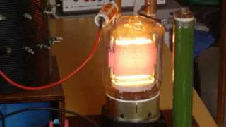 Ion motor powered by Tesla Coil  motore ionico alimentato con bobina di Tesla [upl. by Pitt]