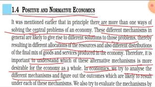 NCERT  positive and normative economics  class 11 microeconomics [upl. by Stockwell]