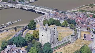 Rochester Castle in Rochester Kent South East England [upl. by Humberto221]