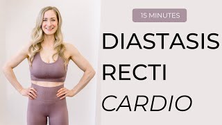 Diastasis Recti Cardio Workout  low impact  safe for diastasis recti Csection [upl. by Navaj41]