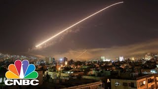 Syria Strikes A Break Down Of The Missiles Used  CNBC [upl. by Ertsevlis416]