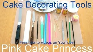 Cake Decorating Tools I Use For My How to Decorate Cupcakes Tutorials [upl. by Leroj]