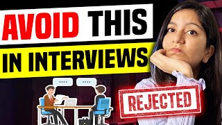 10 Interview Mistakes You MUST AVOID ❌ [upl. by Babara]