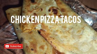 chicken pizza tacos recipechicken tacos recipechicken tacos bnany ka tarikafood frenzy [upl. by Zehcnas326]