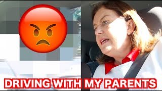 DRIVING WITH MY PARENTS ROAD RAGE [upl. by Yllen833]