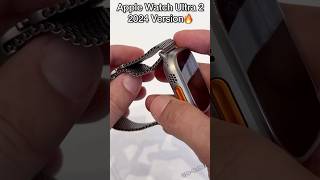 Apple Watch Ultra 2 with Titanium Milanese Band First Look amp Review🖤 shorts trending apple tech [upl. by Nnawtna]