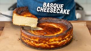 Burnt Basque Cheesecake Easier and Better Than New York Style [upl. by Ynoep]