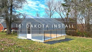 Growers Solution 16 Dakota Greenhouse Installation [upl. by Pacifica407]