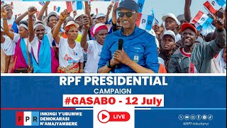 🔴LIVE GASABO  PAUL KAGAME UMUKANDIDA WA RPF INKOTANYI  Gasabo 12  07  2024 [upl. by Yruy210]