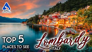 Lombardy Italy Top 5 Places and Things to See  4k Travel Guide [upl. by Elaval347]