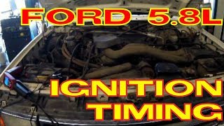 Ford 58L  50L Windsor Ignition Timing [upl. by Legna]