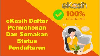 eKasih Daftar Permohonan Dan Semakan Status Pendaftaran [upl. by Abbub148]