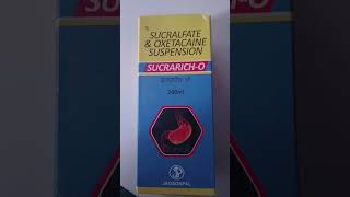 Sucraricho sucralfateampoxetacaine benefits fayadaviralvideo viralshort cute pepticulcerstomach [upl. by Ijan]