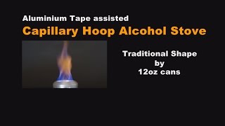 Traditional Shape Capillary Hoop Alcohol Stove [upl. by Angadresma]