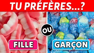 Tu préfères FILLES contre GARÇONS 🎀🚹 [upl. by Arrej]