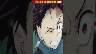 TANJIRO VS TOMIOKA GIYU FIGHT demonslayer like dmonslayer shortvideo kimetsunoyaiba anime [upl. by Taub]