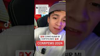 CÓMO OBTENER CERTIFICADO DIGITAL COMIPEMS 2024 examencomipems comipems2024 comipems [upl. by Nolak649]