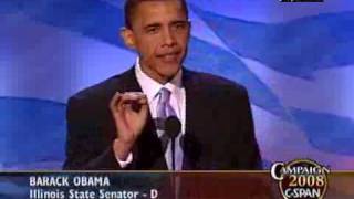 CSPAN Barack Obama Speech at 2004 DNC Convention [upl. by Olemrac708]