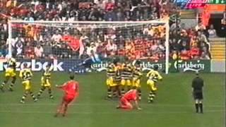 Dietmar Hamann Goal  Liverpool 5 Parma AC 0  Friendly 13800 [upl. by Clim]