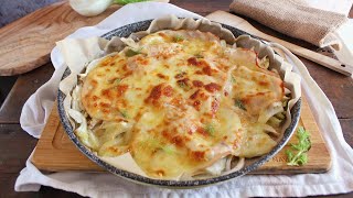 TEGLIA DI FINOCCHI GRATINATI ALLA MOZZARELLA E PROSCIUTTO Ricetta con i finocchi La cucina di Rita [upl. by Meerak]