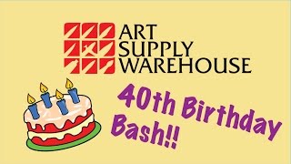 My Favorite Art Supply Store Turns 40 [upl. by Akehsar]