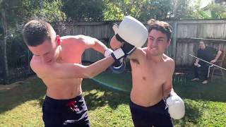 Backyard Boxing  BBA Boylos vs Borman [upl. by Odella]