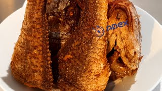 How to clean and fry frozen croaker fish [upl. by Lyrak]