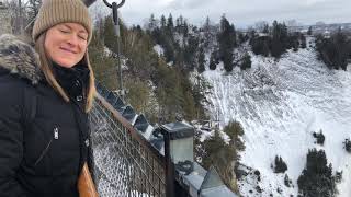 Montmorency Falls Christmas 2019 Suspension Bridge [upl. by Imugem828]