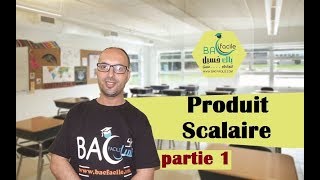 1ère année Bac  produit scalaire  partie 1 [upl. by Ennaylloh]