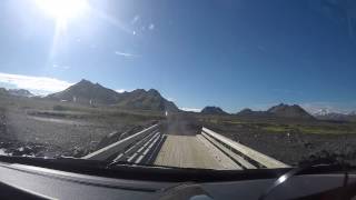 Driving from Landmannalaugar to Thorsmork [upl. by Lyrred]