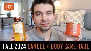 NEW Fall Body Care Candles PostBurn Reviews – Bath amp Body Works Haul [upl. by Tuchman]