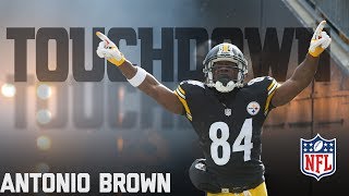 Every Antonio Brown Touchdown So Far  NFL Highlights [upl. by Araet]