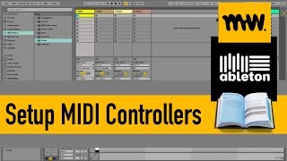 Setup Midi IO  Ableton Live Manual  19 [upl. by Elodie729]