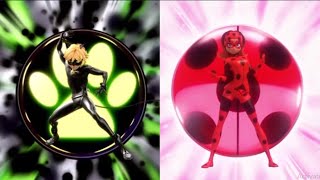 CAT NOIR VS SCARABELLA TRANSFORMATION COMPARISON MIRACULOUS LADYBUG [upl. by Adalheid408]