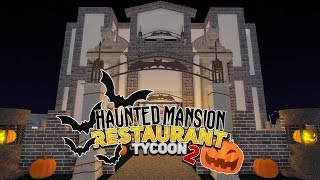 Restaurant Tycoon 2  Haunted Mansion Speedbuild [upl. by Nytsirk]