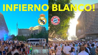 👑 REAL MADRID vs BAYERN MUNICH Brutal PREVIA y Llegada de BUSES en el BERNABÉU  8 Mayo 2024 🥳 [upl. by Howland]