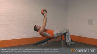 Decline Sit Up on Bench with Medicine Ball [upl. by Cutlor597]