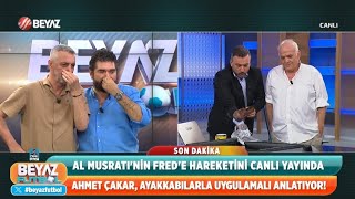 Ahmet Çakar ayakkabısını çıkartıp pozisyonu anlatıyorBabet Ahmet [upl. by Olegnad500]