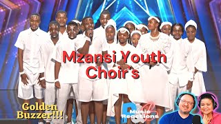 Who is Mzansi Youth Choir  AGT Golden Buzzer Video  Couples Reaction [upl. by Amadeo]