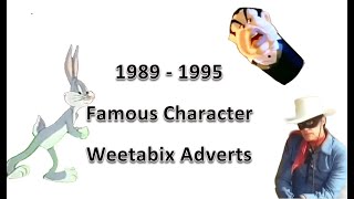 19851995 Famous People amp Events Weetabix Cereal Advert Compilation [upl. by Golliner574]