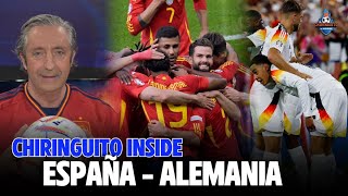 ⚽️ ESPAÑA  ALEMANIA  EURO 2024  CHIRINGUITO INSIDE [upl. by Annayehc]