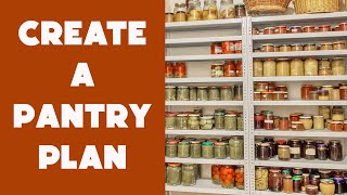 Create a PANTRY PLAN  Stocking Your Pantry from Your Familys Favorite Meals [upl. by Schouten]