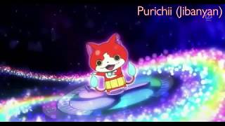 Yo Kai Watch 妖怪ウォッチ Invocacion De Jibanyan KaraKasaObake Ganmammoth Rimoconkakushi HanakoSan [upl. by Mozelle]