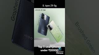 Top 5 smartphones under ₹20000 shorts viralshorts top5camerasmartphonesunder [upl. by Cliffes]